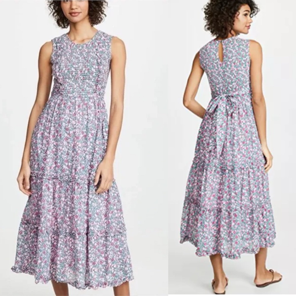 Banjanan Isha Floral Midi Dress